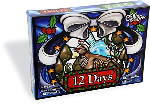 Calliope Games 12 Days of Christmas Kids Games Fun Card Game for Family Kid and Adults Gifts for Stocking Stuffer 3-5 Player - Image 1