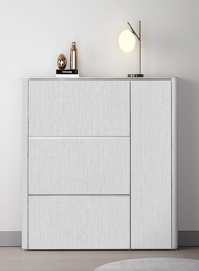 Ismoon Grasscloth Wallpaper Textured Gray Contact Paper Peel and Stick Wallpaper Fabric Faux Line Removable Self Adhesive Wall Paper for Cabinet Liner Vinyl Roll 15.7x236in - Image 3