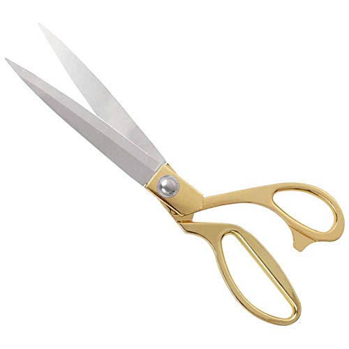 SUNLAND Professional Stainless Steel Heavy Duty Tailor Scissors (11 inch, Gold) - Image 5