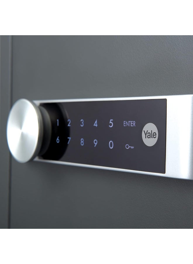 Yale Large Document Fire Safe, Fire Protection up-to 927°C, High Security Touchscreen Keypad and Extra Locking Bolts, Lockdown Mode, Silent PIN Code Input, Internal Tray, 36kg, 25.3Ltr, YFM/420/FG2  - Image 4