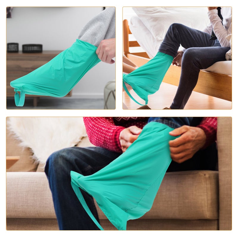 2pcs 2pcs Sock Helper Bag Putting Compression Socks Remover Easy & Off Stocking Sock-Aid Simple Putter For Elderly Pregnant Woman - Image 2