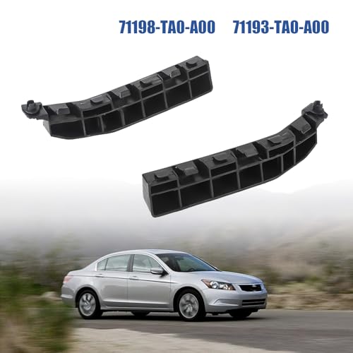 TomGoo Front Bumper Bracket Retainer Support Left & Right Compatible with 2008-2012 Honda Accord 71198-TA0-A00 71193-TA0-A00,Left and Right Side Front Bumper Retainer Brackets, 2 PCS - Image 3