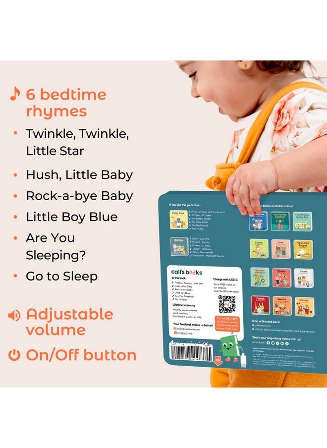 Cali's Books Cali's Books Twinkle Twinkle Little Star - USB-C Rechargeable Musical Book for 1-Year-Old | Sound Book for Toddlers 1-3 with Bedtime Lullabies - Nursery Rhymes Musical Book  - Image 5