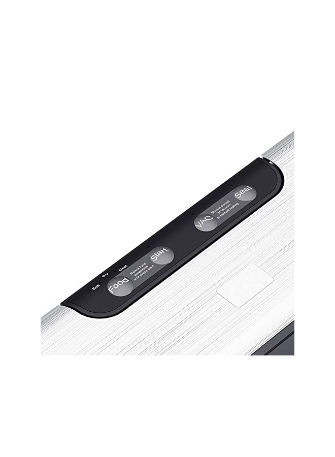 Beauenty آلة ختم الفراغ - نظام ختم الهواء التلقائي لتخزين الطعام للأطعمة الجافة والرطبة تصميم مدمج 12.6 بوصة مع 5 أكياس ختم مجموعة البداية - Image 4