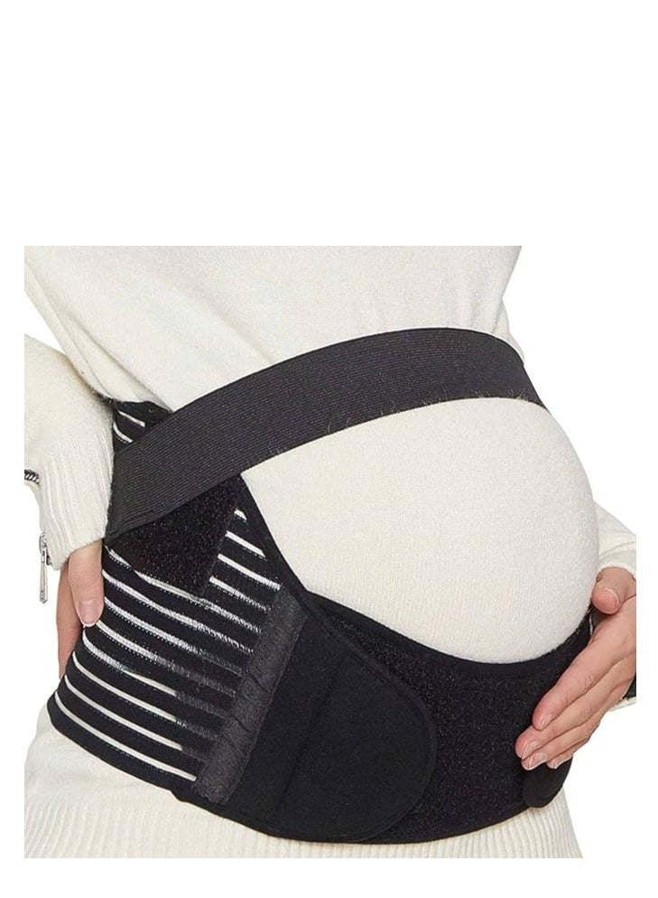 حزام للحوامل لدعم البطن والظهر وتخفيف الالم من، البوليستر، يستخدم لتصحيح القوام , مقاس واحد - Image 1