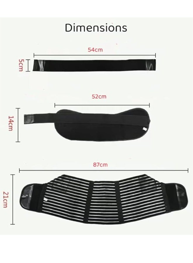 حزام للحوامل لدعم البطن والظهر وتخفيف الالم من، البوليستر، يستخدم لتصحيح القوام , مقاس واحد - Image 4