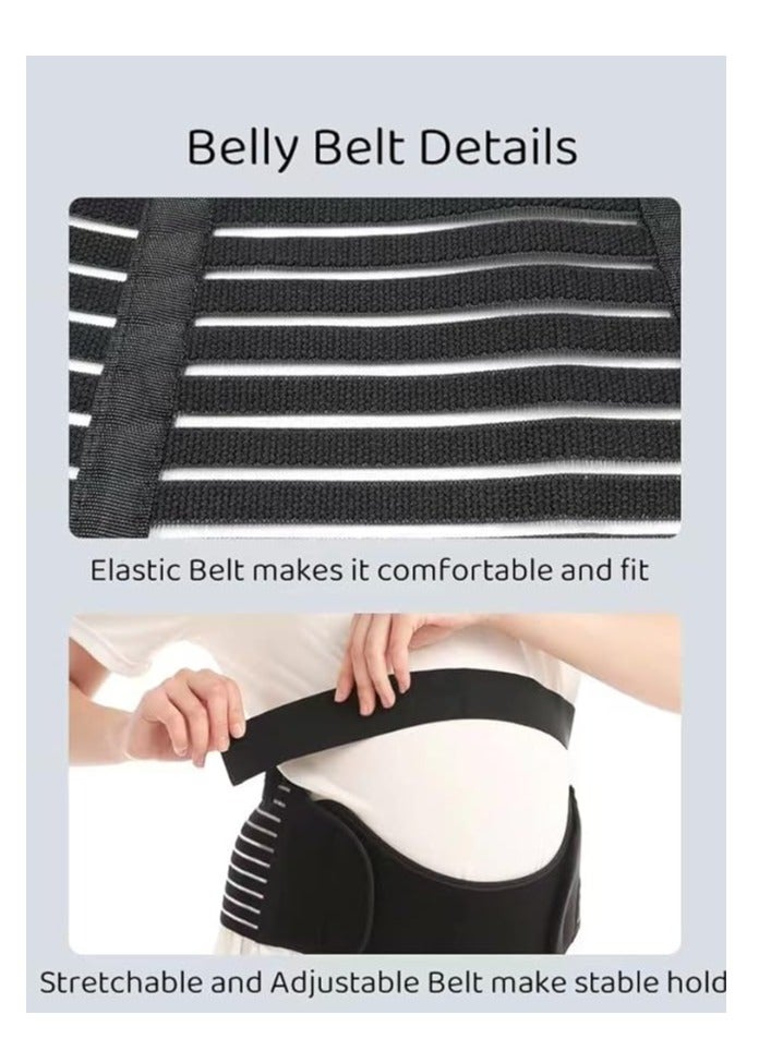 حزام للحوامل لدعم البطن والظهر وتخفيف الالم من، البوليستر، يستخدم لتصحيح القوام , مقاس واحد - Image 5