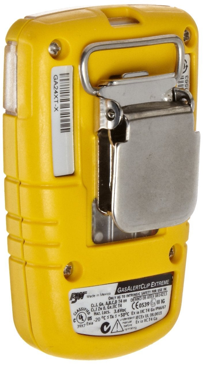 BW Technologies BWC2-X BW Clip Single Gas O2 Monitor, 19.5/23.5, Yellow - Image 2