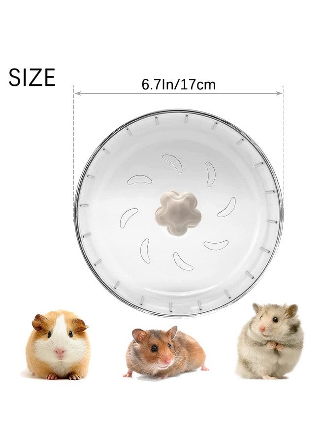 GOLDEAL 6.7Inchs Silent Hamster Wheel, Hamster Toys for Hamster Cage, Super Mute Spinner Exercise Running Wheel for Small Hamsters, Gerbils, or Mice (6.7Inchs) - Image 2