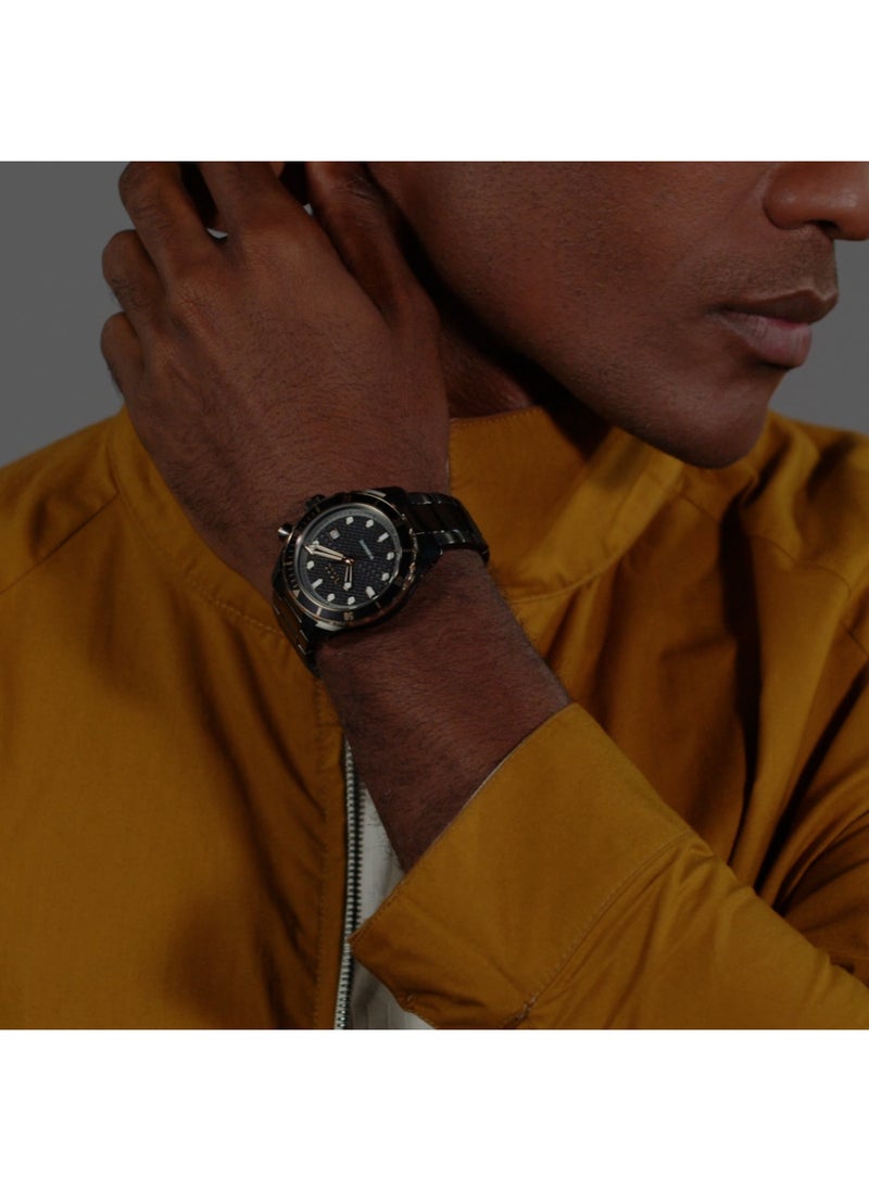HUGO BOSS HUGO BOSS WATCH ROUND ANALOG MEN'S BLACK CASE WATCH - 1514215  - Image 5