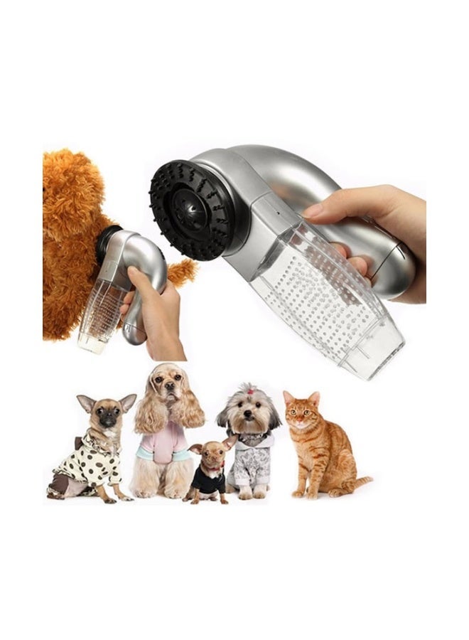 Electric Pet Hair Remover Suction Device Grey/Black/Clear - Image 2