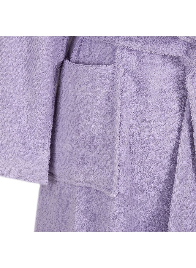 homes r us - Liza Bathrobe, Lavender - 380 GSM, One Size - Image 1