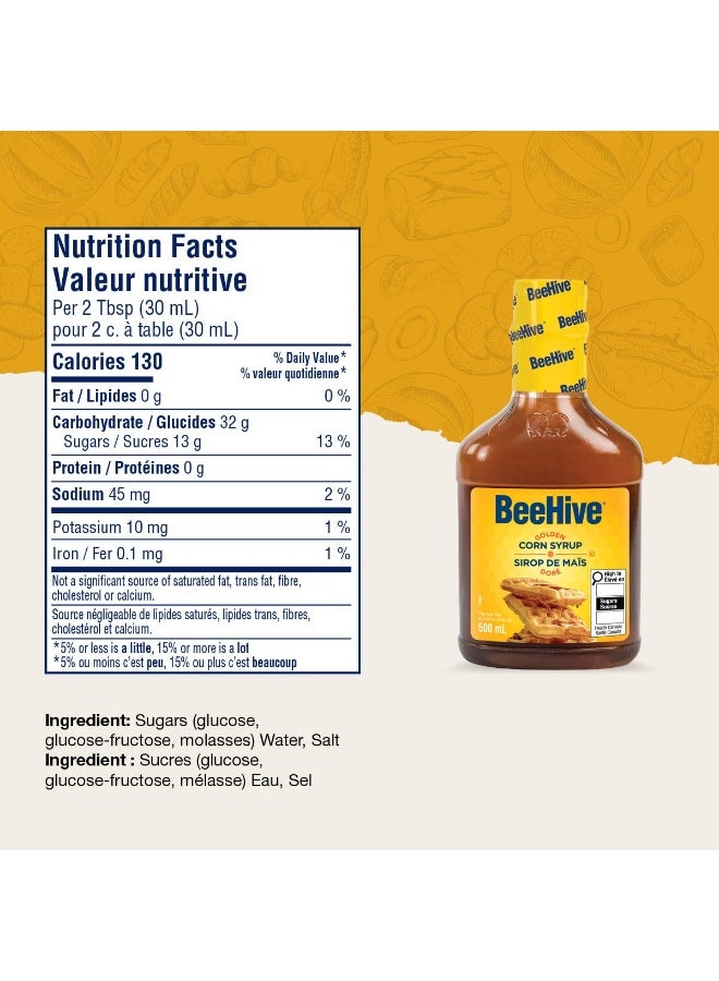 Beehive Golden Corn Syrup 500 ML - Image 2