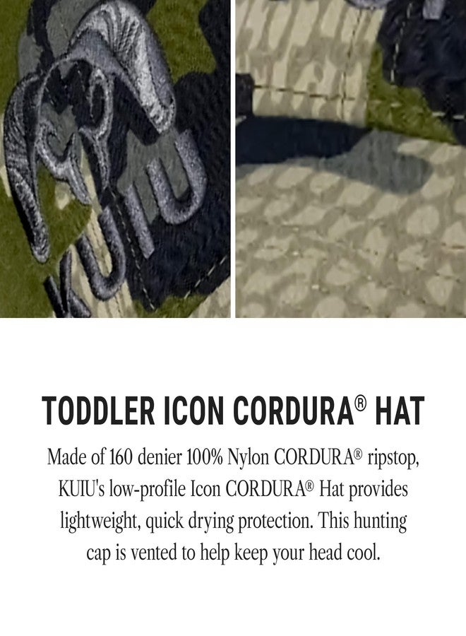 KUIU Kids Icon Trucker Hat – Camo & Solid Colors, Cordura Front, Mesh Back, Snapback Cap (Ages 3–7) - Image 2