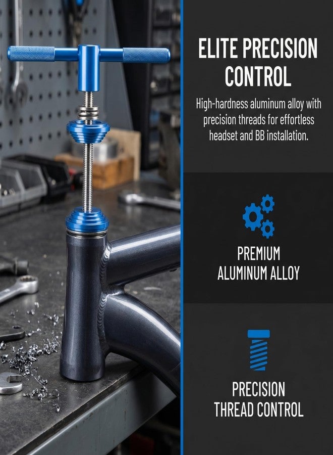 GDLPZM Bicycle bowl set press in tool, BB axle installation tool, press in wrist set repair riding equipment,Bicycle Bike Headset Bottom Bracket Installation - Image 3