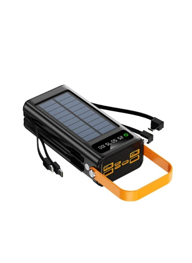 DENX DX435 30000mAh Solar Power Bank with Emergency LED Light - Image 2