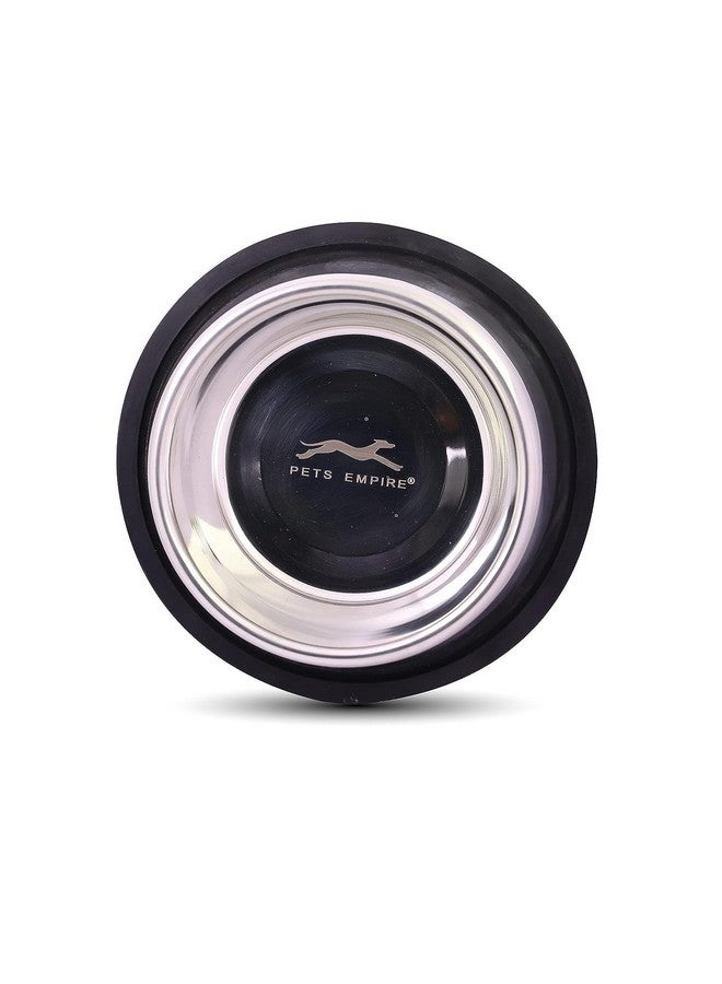 بتس إمباير وعاء طعام للكلاب من الفولاذ المقاوم للصدأ، وعاء طعام للكلاب، وعاء تغذية للكلاب، متوسط الحجم (مجموعة من قطعتين × 700 مل) - Image 4