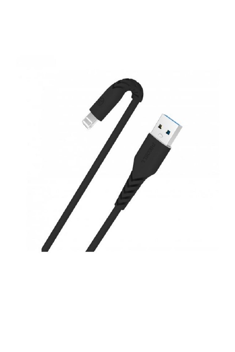 بايسيل كيبل ايفون 120 سم ماركة بيسيل الامريكية معتمد من ابل جلد اسود - Image 4