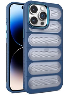 Generic Heat Dissipation Silicone Case for iPhone 12 Pro 6.1 Case, Cooling Phone Case with Non-Slip Textured, Anti-Scratch Shockproof Cellular Hole Heat Protective Cover  - Image 1