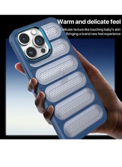 Generic Heat Dissipation Silicone Case for iPhone 12 Pro 6.1 Case, Cooling Phone Case with Non-Slip Textured, Anti-Scratch Shockproof Cellular Hole Heat Protective Cover  - Image 2