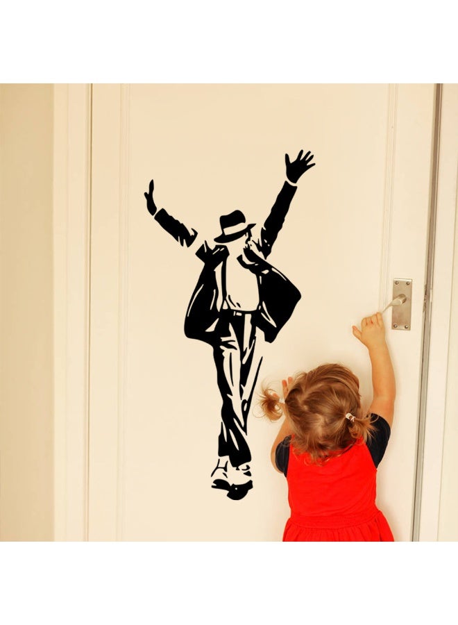 Michael Jackson "Jackson the King" Dance-Themed Decorative Wall Sticker, Waterproof - Image 5