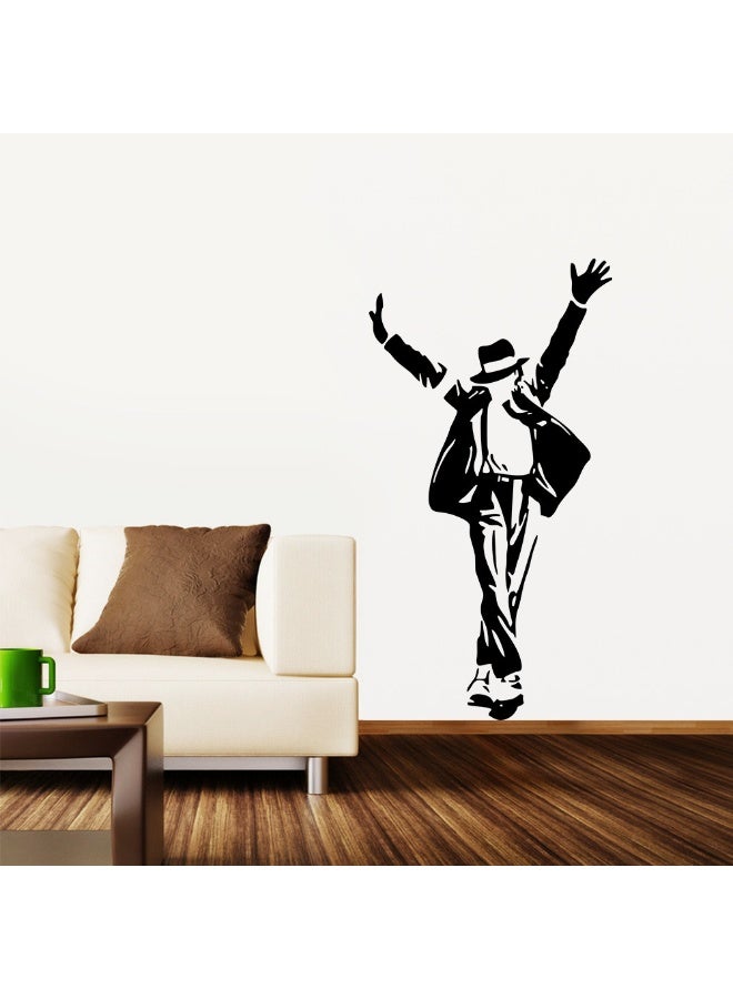 Michael Jackson "Jackson the King" Dance-Themed Decorative Wall Sticker, Waterproof - Image 4