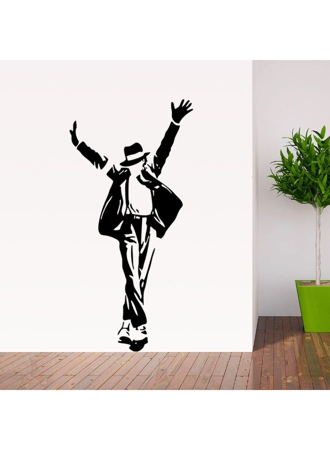 Michael Jackson "Jackson the King" Dance-Themed Decorative Wall Sticker, Waterproof - Image 2