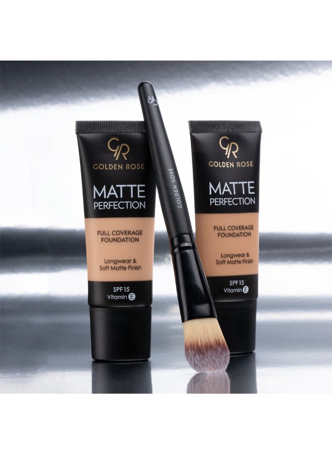 Golden Rose Matte Perfection Full Coverage Foundation - NATURAL 7 - Image 4