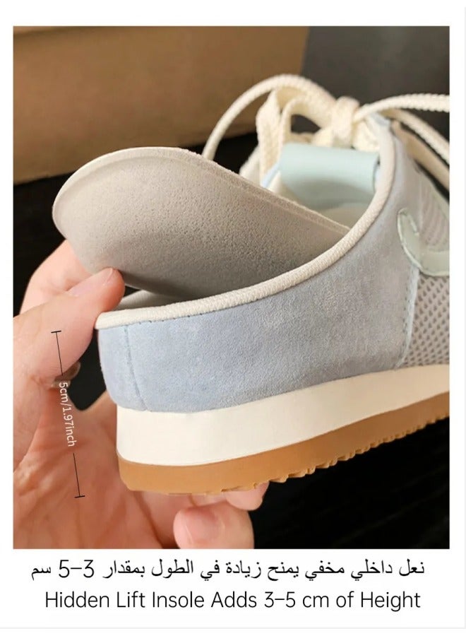 Women's Breathable Color Block Slip-On Trainer Mules with Hidden Height Insole for Casual, Travel & Daily Wear - Image 2