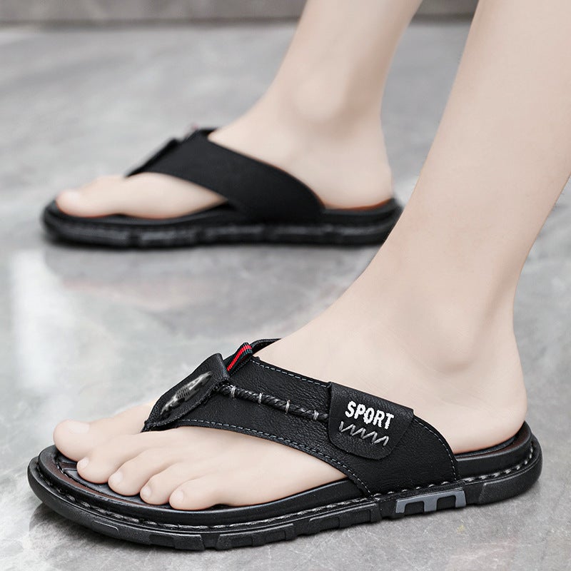 Men'S Summer Soft-Soled Flip-Flops, Outdoor Casual Sports Beach Shoes, Trendy Outdoor Wear Men'S Slippers - Image 4
