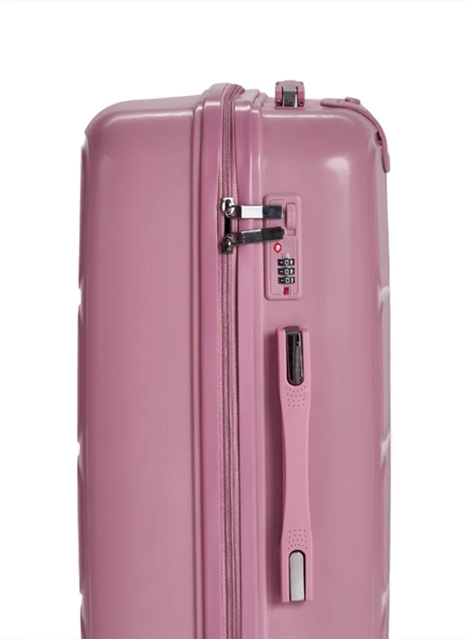 LIMRA travel bags Limra consisting of 5 anti-breakage luggage bags rosegold color