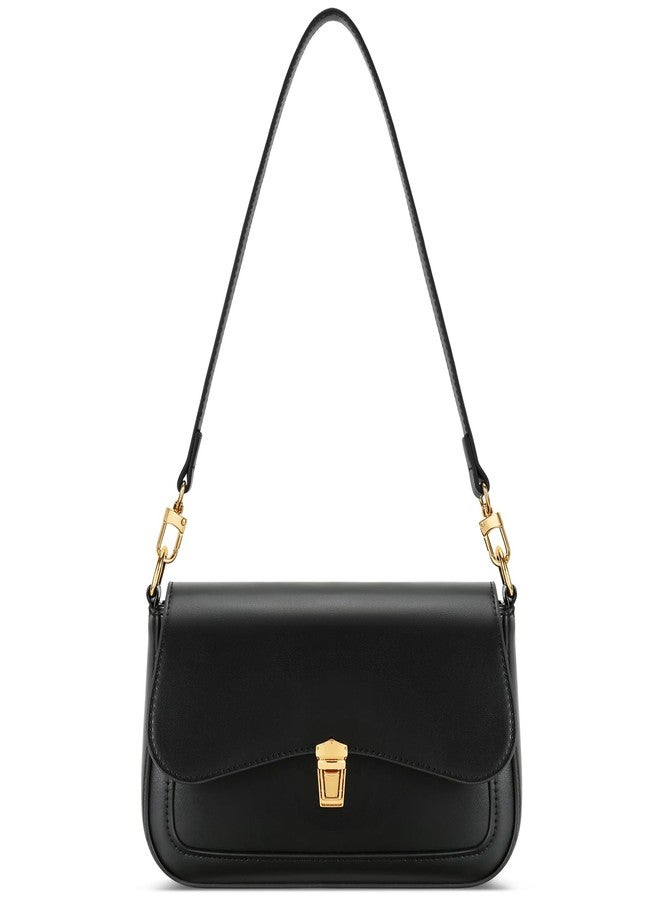 KKXIU Small Shoulder Bag for Women Cute Purses Mini Hobo Handbag Trendy Clutch Purse-Black - Image 1