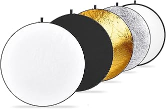 Neewer Neewer NEEWER 12 Inch/30 Centimeter Light Reflector Light Diffuser 5 in 1 Collapsible Multi Disc with Bag - - Image 1