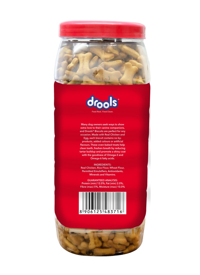 Drools بسكويت الكلاب مع دجاج حقيقي وبيض - Image 3