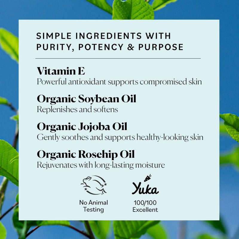 Sky Organics Vitamin E Oil Blend for Face, Organic Antioxidant Facial Oil, 30,000 IUs to Deliver Reparative Moisture and Soothe Dry, Damaged Skin, 100% Pure & Cold-Pressed, 3.97 fl oz, 117 ml - Image 5