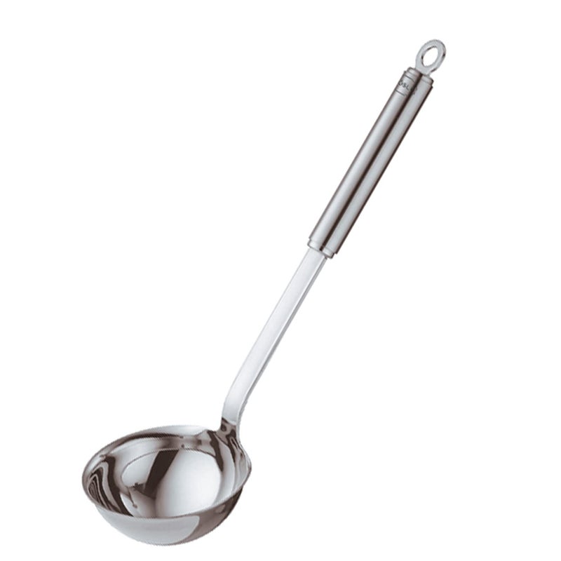 Rösle Stainless Steel Round Handle Ladle with Pouring Rim, 5.4-Ounce - Image 3