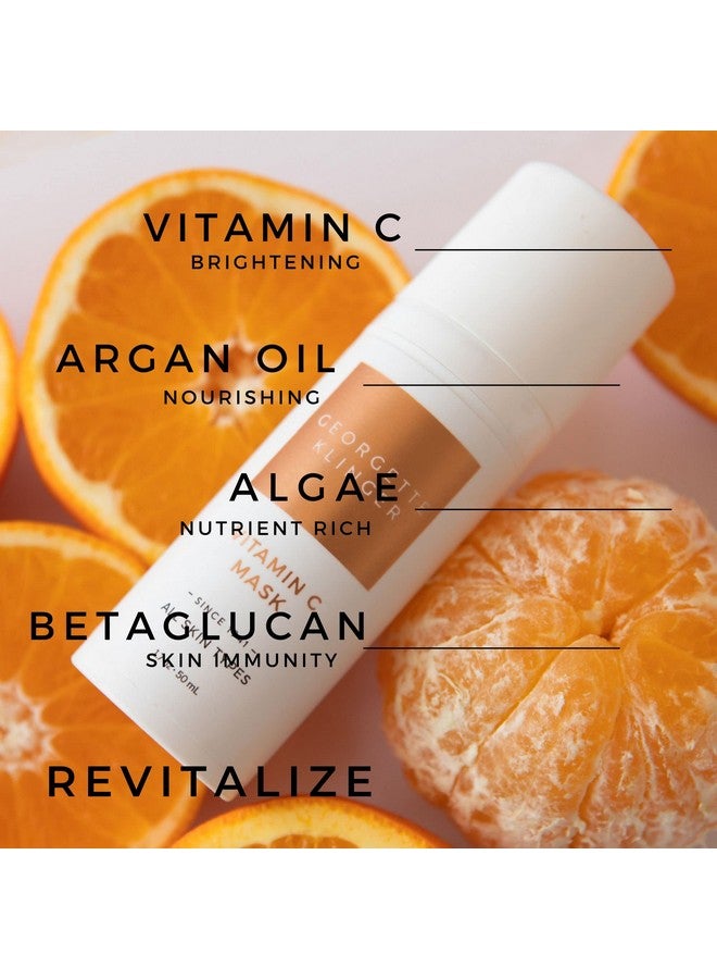 GEORGETTE KLINGER Vitamin C Mask Nutrientrich Skin Brightening Treatment Draws Out Impurities Unclogs Pores Fights Uv Damage Smooths And Firms For Radiant Eventoned Complexion 1.7 Oz By Georgette Klinger - Image 5