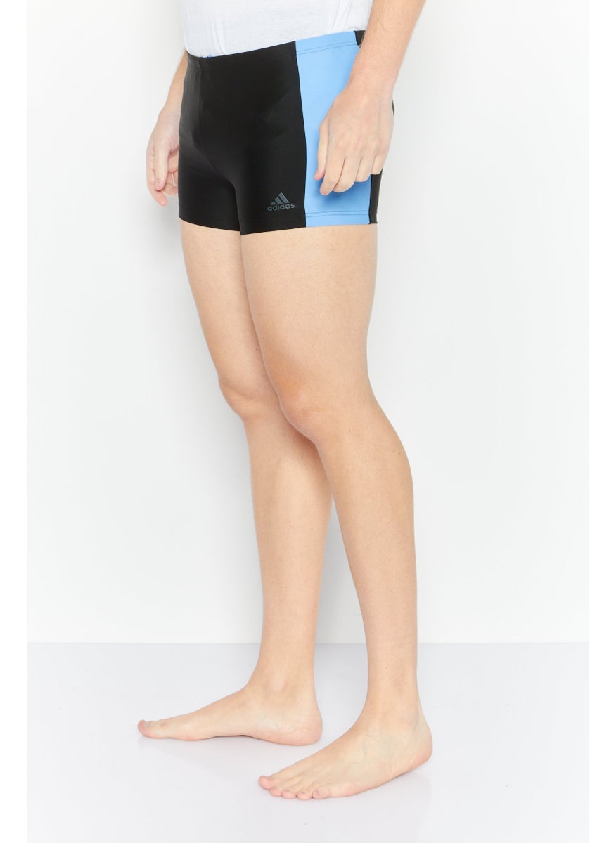 Adidas - Men Brand Logo Training Trunk Shorts, Black - Image 1