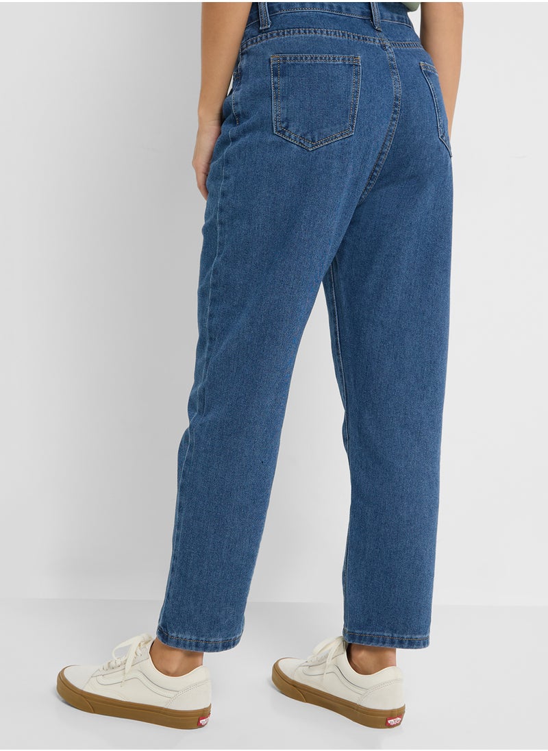 Ginger High Rise Slim Fit Cropped Jeans  - Image 3