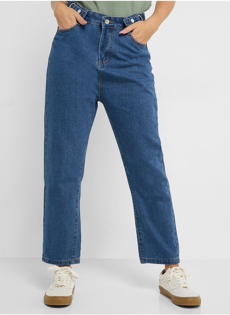 Ginger High Rise Slim Fit Cropped Jeans  - Image 2
