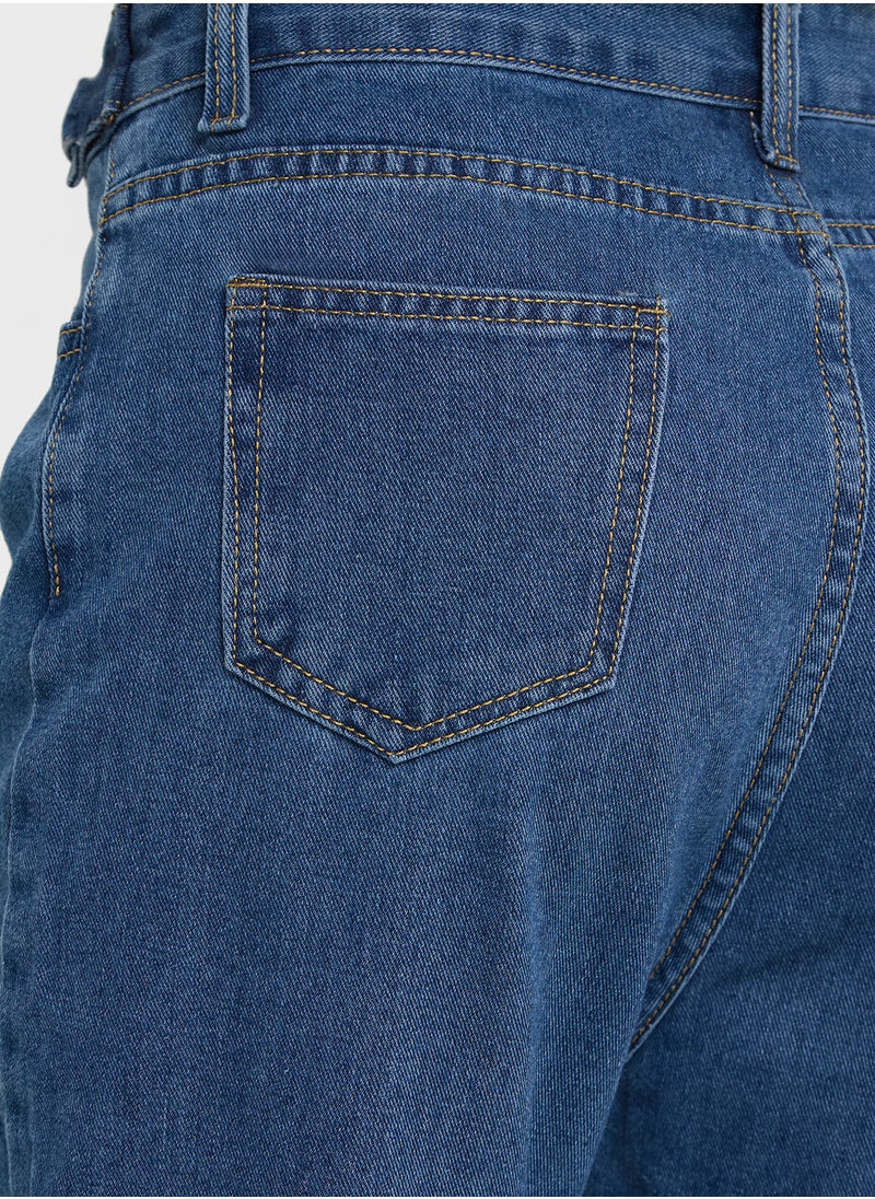 Ginger High Rise Slim Fit Cropped Jeans  - Image 5