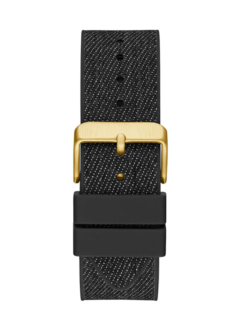 GUESS Men's Phoenix Black Gold Tone Multi-function Watch GW0786G1 - 41mm  - Image 4