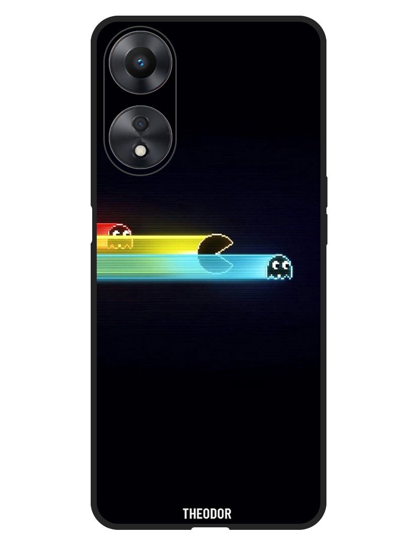 Theodor Protective Case Anti Scratch Shock Proof Bumper Cover For Oppo F23 5G Pacman Amoled - Image 1