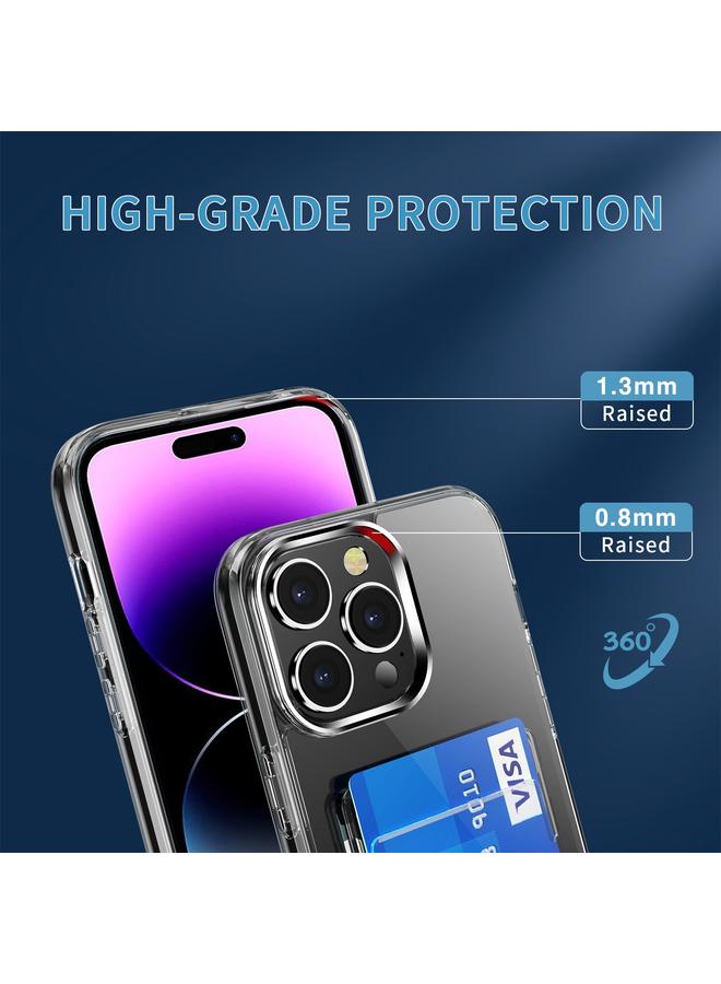 Zaboon Case For iPhone 12 Crystal Clear Wallet Air Bag Phone Case - Image 5