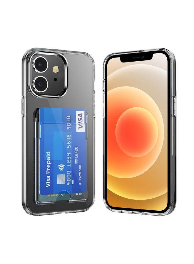 Zaboon Case For iPhone 12 Crystal Clear Wallet Air Bag Phone Case - Image 1