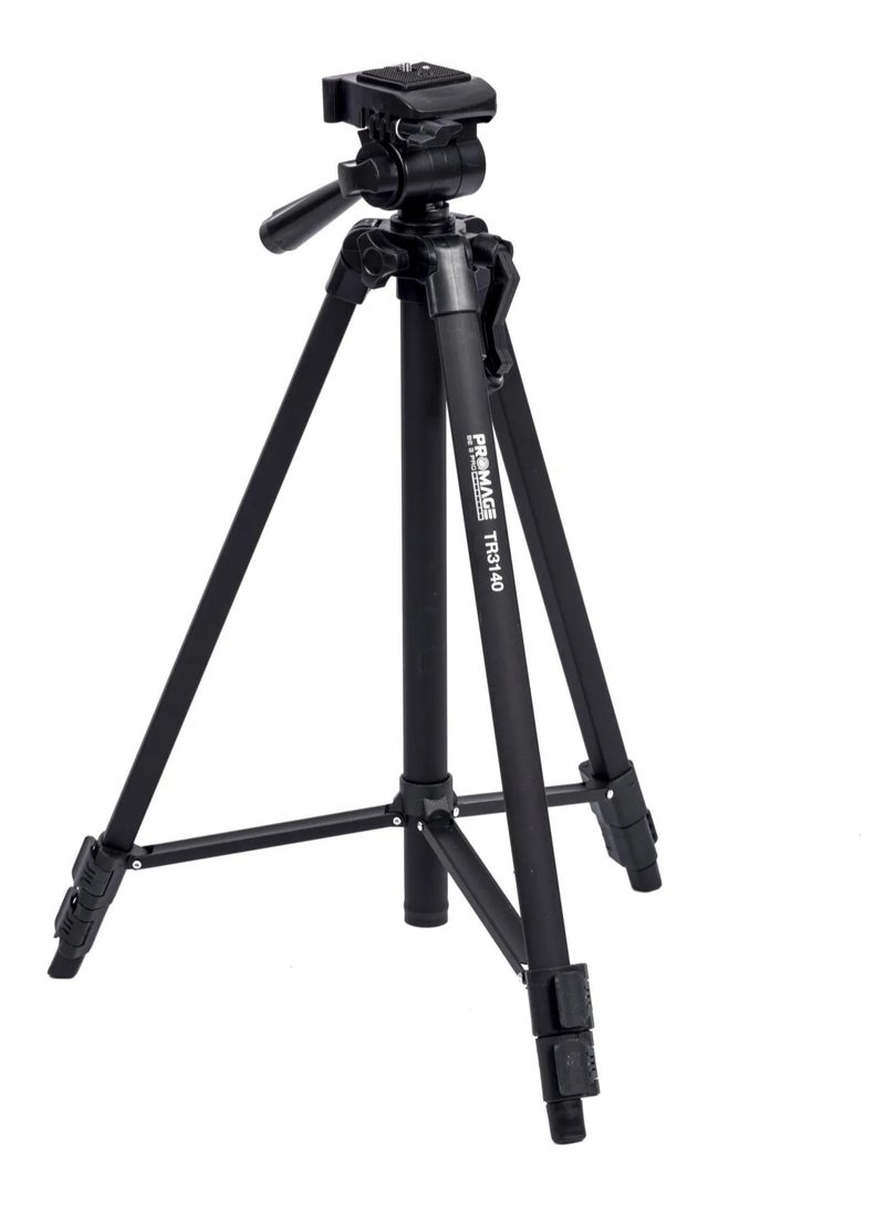 PROMAGE 3-Way Pan Head With Quick Release Platform Tripod TR3140 - Image 2