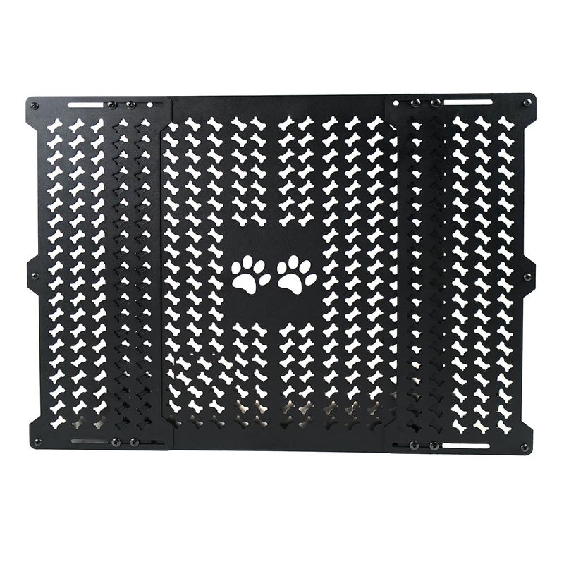 fouwick RV Entry Screen Door Protector, 20.5-31.5 Inch Adjustable Screen Door Grille Guard, Heavy Duty, Black, JT-MD001 - Image 1