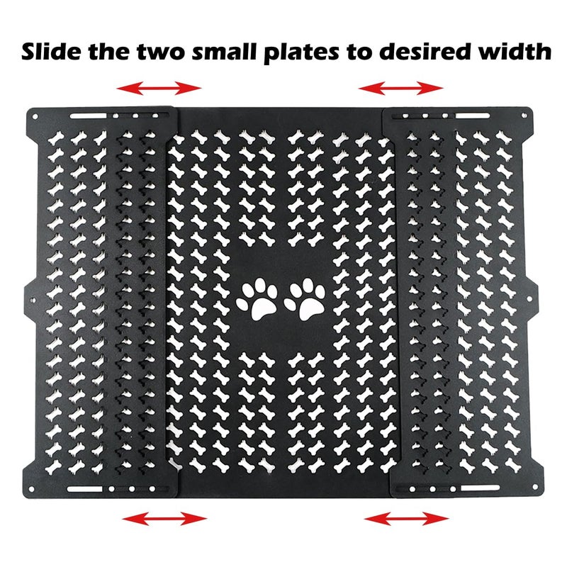 fouwick RV Entry Screen Door Protector, 20.5-31.5 Inch Adjustable Screen Door Grille Guard, Heavy Duty, Black, JT-MD001 - Image 3