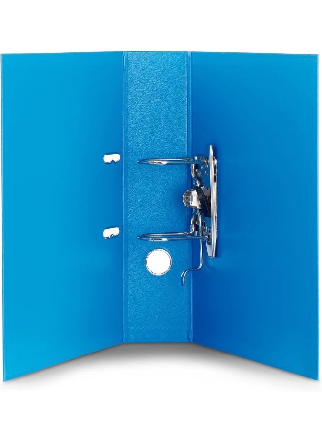 MOMENT - Premium A4 Lever Arch File, Power Mechanism, Fsc Certified, Replaceable Spine Labels, Ring Binder, Archiving & Home Office File Organizer, Blue - Image 1