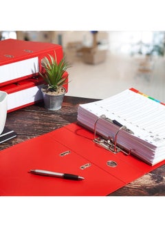 MOMENT Premium A4 Lever Arch File, Power Mechanism, Fsc Certified, Replaceable Spine Labels, Ring Binder, Archiving & Home Office File Organizer, Blue  - Image 5